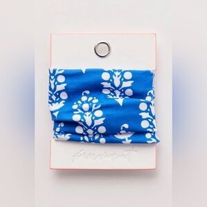 NWT Free People Movement Buti Logo Rumble Hair Tie In Athlete Blue Echo